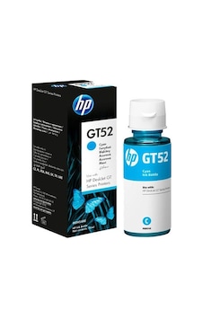 Hp M0h54ae Gt52 Mavi Cyan Şişe Mürekkep Kartuşu Hp M0h54ae Gt52 Mavi Cyan Şişe Mürekkep Kartuşu