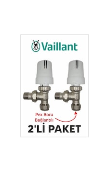 Vaillant Pex Köşe Termostatik Radyatör Vanası Vaillant Pex Köşe Termostatik Radyatör Vanası