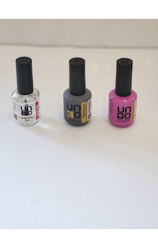 Uno Bond Primer 15 ML + Strong Base 15 ML + Daimond Top Coat 15 ML Kalıcı Oje Seti Uno Bond Primer 15 ML + Strong Base 15 ML + Daimond Top Coat 15 ML Kalıcı Oje Seti