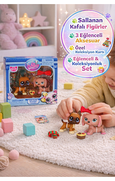 Littlest Pet Shop Minişler 2 Li Figür Seti S4 Danua Köpek Dakhund Köpek Koleksiyon Oyuncak Littlest Pet Shop Minişler 2 Li Figür Seti S4 Danua Köpek Dakhund Köpek Koleksiyon Oyuncak
