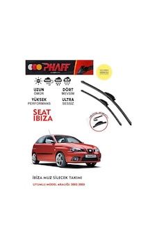 Seat Ibiza Silecek Takımı 2003 Model Araca Özel Aparat Seat Ibiza Silecek Takımı 2003 Model Araca Özel Aparat