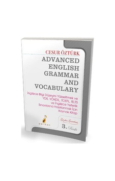 Advanced English Grammar And Vocabulary - Cesur Öztürk - Pelikan Yayınları