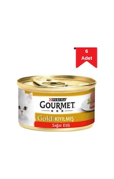 Gourmet Gold Kıyılmış Sığır Etli Kedi Konservesi 85 Gr X 6 Adet Gourmet Gold Kıyılmış Sığır Etli Kedi Konservesi 85 Gr X 6 Adet