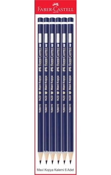 Faber Castell Faber Castel Mavi Kopya Kalemi 6 Adet Çok Renkli Faber Castell Faber Castel Mavi Kopya Kalemi 6 Adet Çok Renkli