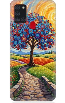 Samsung Galaxy A21s Uyumlu Masalsı Renkli Yolculuk Ağacı Desenli Silikon Kılıf Çok Renkli Samsung Galaxy A21s Uyumlu Masalsı Renkli Yolculuk Ağacı Desenli Silikon Kılıf Çok Renkli