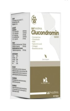 Glucondromin Kedi & Köpek Eklem Vitamini 60 Tablet - Glukozamin, Kondroitin Ve Kolajen Takviyesi