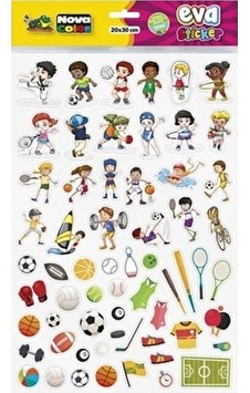 Nova Color NC-691 Eva Sticker Spor Nova Color NC-691 Eva Sticker Spor
