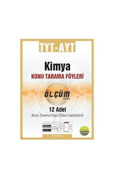 Tyt-ayt Kimya Tarama Föyleri 12 Fasikül 12x16 Sayfa - Pano Tyt-ayt Kimya Tarama Föyleri 12 Fasikül 12x16 Sayfa - Pano