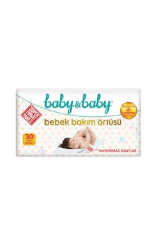 Baby & Baby Süper Fırsat Paketi Kaydırmaz Bantlı Bebek Bakım Örtüsü 60 x 60 CM 30 Adet Baby & Baby Süper Fırsat Paketi Kaydırmaz Bantlı Bebek Bakım Örtüsü 60 x 60 CM 30 Adet