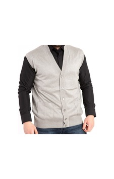 Nacar Store Erkek Düğmeli Ince Yün Triko Örgü Yelek Gri Nacar Store Erkek Düğmeli Ince Yün Triko Örgü Yelek Gri