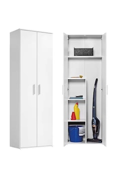 Aymo Paspas,süpürge - Temizlik Malzeme Dolabı - Çok Amaçlı Dolap - Banyo Dolabı - 60 Cm Beyaz Aymo Paspas,süpürge - Temizlik Malzeme Dolabı - Çok Amaçlı Dolap - Banyo Dolabı - 60 Cm Beyaz