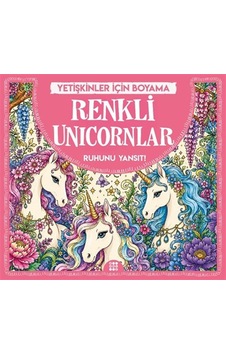 Renkli Unicornlar / Yetişkinler İçin Boyama Renkli Unicornlar / Yetişkinler İçin Boyama