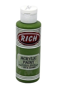 Rich Akrilik Boya 130 Cc Haki Rich Akrilik Boya 130 Cc Haki
