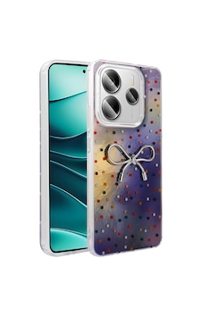Xiaomi Redmi Note 14 4g Kılıf Kamera Korumalı Figürlü Zore Ponti Silikon Kapak Lila Xiaomi Redmi Note 14 4g Kılıf Kamera Korumalı Figürlü Zore Ponti Silikon Kapak Lila