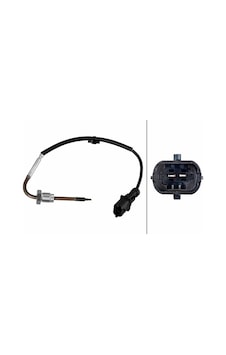 Egzoz Sıcaklık Sensörü Kısım 1 Opel Insıgnıa A 08 17 2.0 Cdtı A20dtr Saab 9-5 / Hella 55575039/ 855287