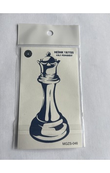 Kale Satranç 11x8 Cm Yarı Kalıcı Geçici Dövme Yapıştırma Dövme Kale Satranç 11x8 Cm Yarı Kalıcı Geçici Dövme Yapıştırma Dövme