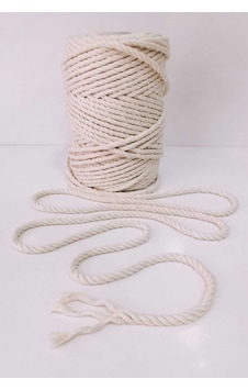 TAHAHAMAK 1 Kg Makrome 3mm 3 Büküm Pamuk Ip