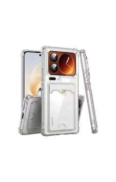Teleplus Xiaomi 17 Pro Max Kılıf Sfy Kartlıklı Darbe Korumalı Kılıf Şeffaf Teleplus Xiaomi 17 Pro Max Kılıf Sfy Kartlıklı Darbe Korumalı Kılıf Şeffaf