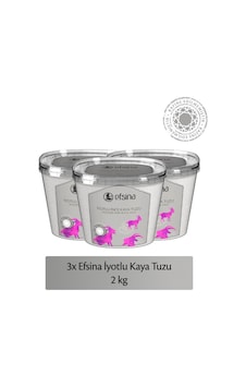 3'lü Fırsat Paketi 2 Kg İyotlu İnce Kaya Tuzu 3'lü Fırsat Paketi 2 Kg İyotlu İnce Kaya Tuzu