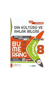 Günay Yayınları Güncel 8. Sınıf Din Kültürü Ve Ahlak Bilgisi Bumerang Etkin Konu Anlatımlı Soru Bank Günay Yayınları Güncel 8. Sınıf Din Kültürü Ve Ahlak Bilgisi Bumerang Etkin Konu Anlatımlı Soru Bank