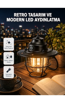 Retro Kamp Lambası Su Geçirmez Taşınabilir Gece Işığı Uzun Pil Ömürlü - Bayi Depom Diğer Retro Kamp Lambası Su Geçirmez Taşınabilir Gece Işığı Uzun Pil Ömürlü - Bayi Depom Diğer