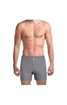 The Don Traditional Uzun Paçalı Erkek Boxer Gri Renk