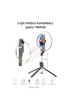 10"inç Ring Light Şarjlı Youtuber Tiktok Çekim Telefon Tutucu Influencer Makyaj Işığı Kumandalı 10"inç Ring Light Şarjlı Youtuber Tiktok Çekim Telefon Tutucu Influencer Makyaj Işığı Kumandalı