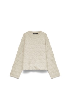 Vero Moda Ekru Kadın Kazak 10350433-130905 Tcx Krem