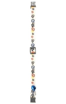 Flamingo Fare Desenli Kedi Boyun Tasması Beyaz 30 CM Flamingo Fare Desenli Kedi Boyun Tasması Beyaz 30 CM