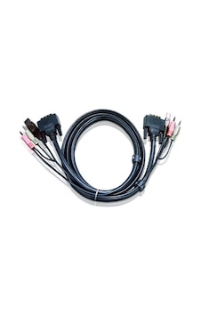 Aten 2L-7D02Ud 1 8M USB Dvı-D Dual Link Kvm Cable