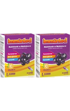 Ledapharma İmmunled Multivit C 30 Kapsül 2'li Ledapharma İmmunled Multivit C 30 Kapsül 2'li