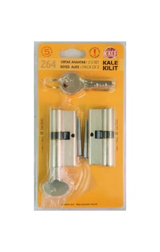 Kale 264 Ikiz Anahtarlı Bilyalı Barel Çelik Kapı Kilidi 68 Mm Kale 264 Ikiz Anahtarlı Bilyalı Barel Çelik Kapı Kilidi 68 Mm
