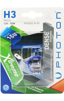 Photon H3 12v 55w Xtreme Vision +%150 Fazla Işık Tekli Blister Ampul Photon H3 12v 55w Xtreme Vision +%150 Fazla Işık Tekli Blister Ampul