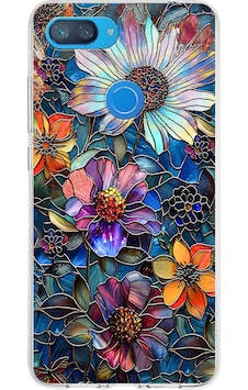 Printify Xiaomi Mi 8 Lite İle Uyumlu Vitray Mücevher Flora Tasarımlı Şeffaf Silikon Kılıf Şeffaf Printify Xiaomi Mi 8 Lite İle Uyumlu Vitray Mücevher Flora Tasarımlı Şeffaf Silikon Kılıf Şeffaf