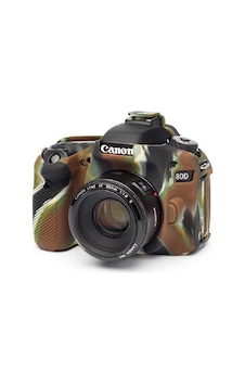 Canon Eos 80D Kamuflaj Silikon Kılıf Canon Eos 80D Kamuflaj Silikon Kılıf