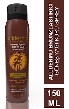 Alldermo Bronzing Dry Oil Aerosol Sprey 150 ML Alldermo Bronzing Dry Oil Aerosol Sprey 150 ML