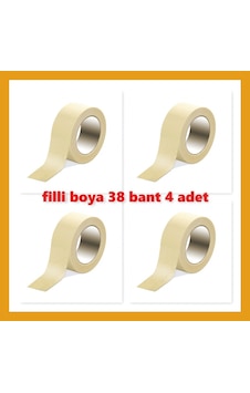 Kağıt Bant Maskeleme 38 Mm Filli Boya 4 Adet