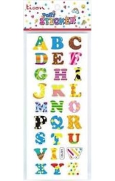 Ticon Puffy Sticker Harf Tps-005/2 Ticon Puffy Sticker Harf Tps-005/2