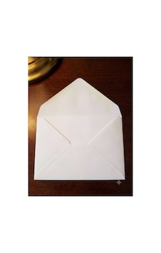 25 Adet Kare Mektup Zarfı 11.4x16.2 Cm 70 Gram