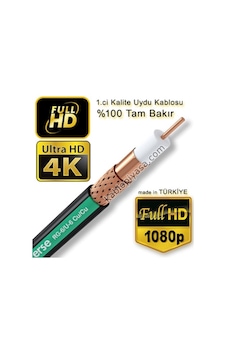 Erse Rg6U6 Bakır Anten Kablosu Bakır 20 Metre