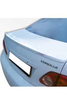 Toyota Corolla Uyumlu Spoiler 2008 Ve Sonrası Bagaj Gt Beyaz  Boyalı Drs