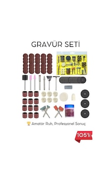 Zenvac 105 Parça Profesyonel Çok Amaçlı Zımpara Taşlama Gravür Kesme Cilalama Uç Seti Dremel Uyumlu 722512 Zenva Zenvac 105 Parça Profesyonel Çok Amaçlı Zımpara Taşlama Gravür Kesme Cilalama Uç Seti Dremel Uyumlu 722512 Zenva