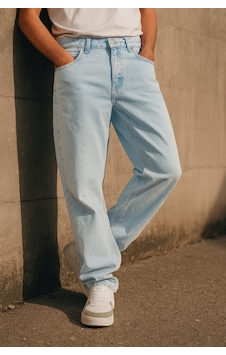Cedy Denim Yüksek Kalite Baggy Fit Jean Leon Yüksek Bel Bol Kesim Kot Pantolon C352 Çok Renkli