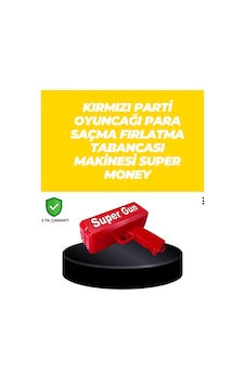 Elektrikli Parti Oyuncağı Para Atan Tabanca Elektrikli Parti Oyuncağı Para Atan Tabanca