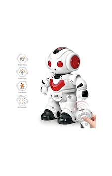 Uzaktan Kumandalı Işıklı Müzikli Dans Eden Akıllı Robot - Eğitici Robot Oyuncak