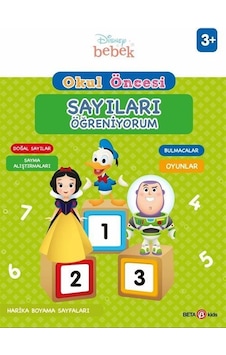 Disney Eğitsel Okul Öncesi Sayıları Öğreniyorum 3+Yaş- Beta Kids Disney Eğitsel Okul Öncesi Sayıları Öğreniyorum 3+Yaş- Beta Kids