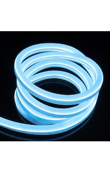 Neon Şerit Led 220 Volt Esnek Silikonlu Aydınlatma + Fiş Dahil 1 Mt-ıce Blue Ice Blue Neon Şerit Led 220 Volt Esnek Silikonlu Aydınlatma + Fiş Dahil 1 Mt-ıce Blue Ice Blue