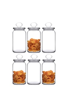 Paşabahçe 96761 Kitchen 6 Lıcam Kapaklı Kavanoz 1130cc 18cm. Paşabahçe 96761 Kitchen 6 Lıcam Kapaklı Kavanoz 1130cc 18cm.