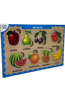 Ca Games Ahşap Puzzle Meyveler 19x29