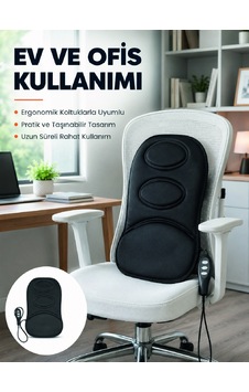Lexroo Ev Ve Araç İçin Masaj Minderi Modlu Isıtmalı Titreşimli Ko Diğer Lexroo Ev Ve Araç İçin Masaj Minderi Modlu Isıtmalı Titreşimli Ko Diğer